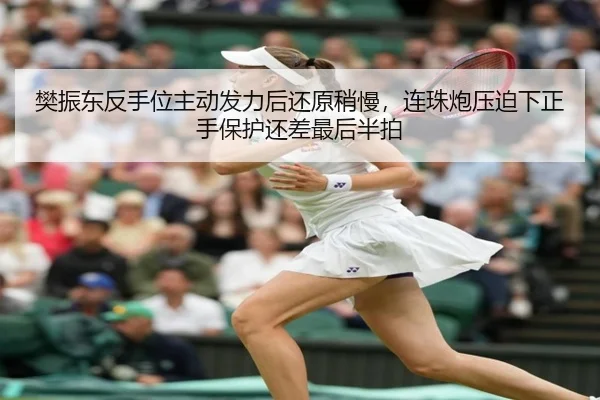 樊振东反手位主动发力后还原稍慢，连珠炮压迫下正手保护还差最后半拍